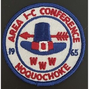 1965 Boy Scout OA Area 1-C Conference Noquochoke Patch